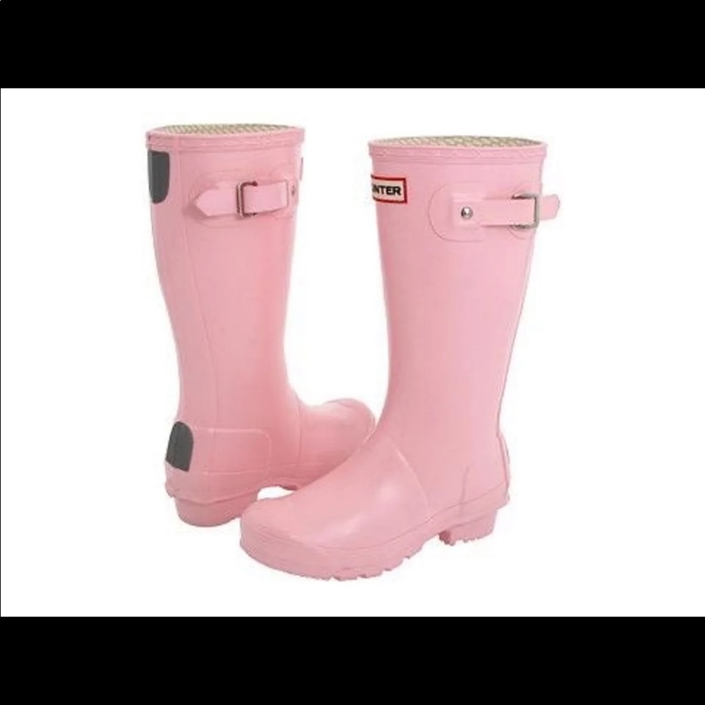 Hunter tall baby pink boots